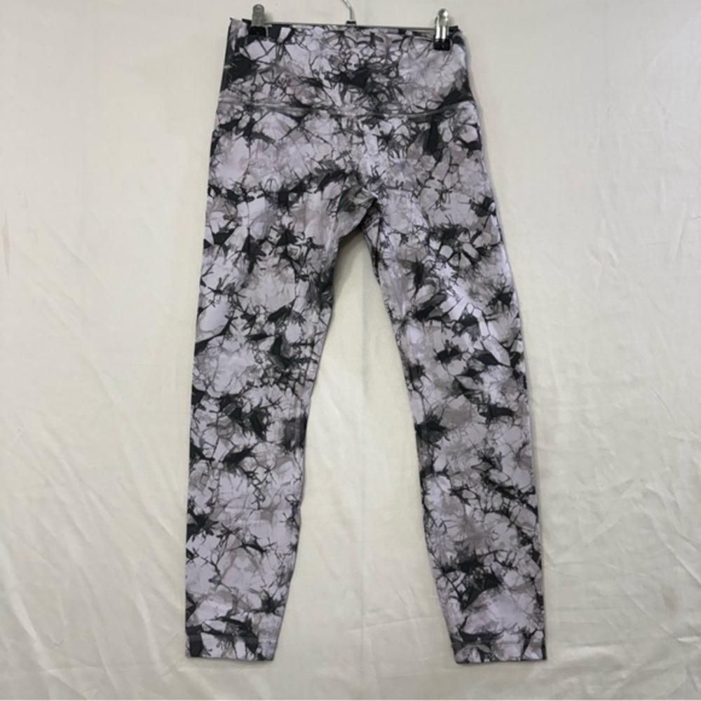 Lululemon Align Leggings Womens Size‎ 6 Gray Marble High Rise 25” Yoga Pants
